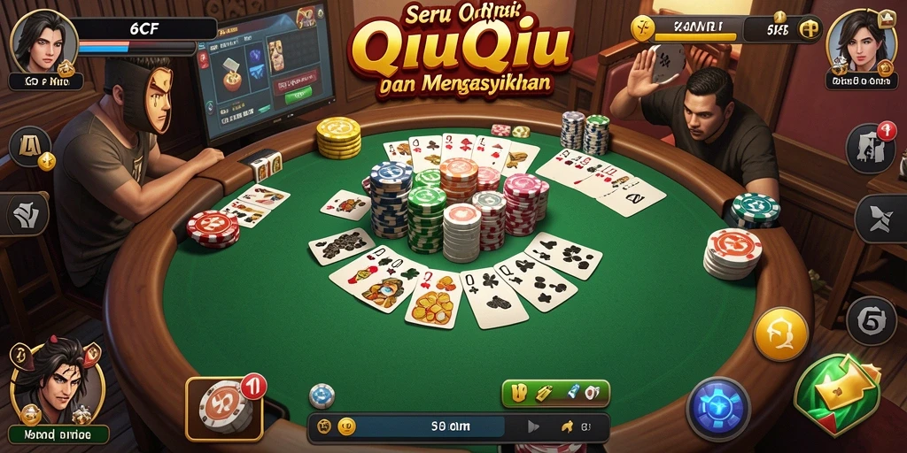 Screenshot gameplay QiuQiu yang menarik dan interaktif.