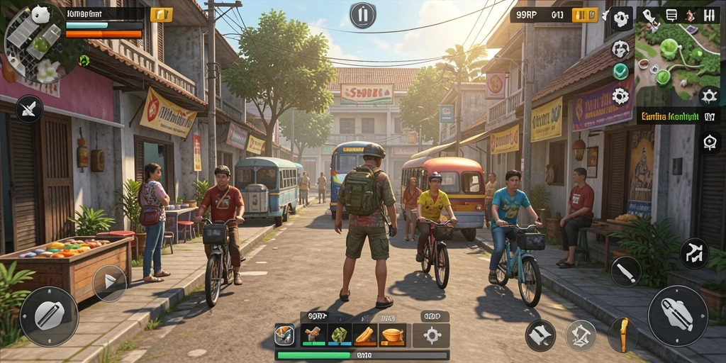 Tampilan gameplay 99RP yang mengasyikkan dan realistis