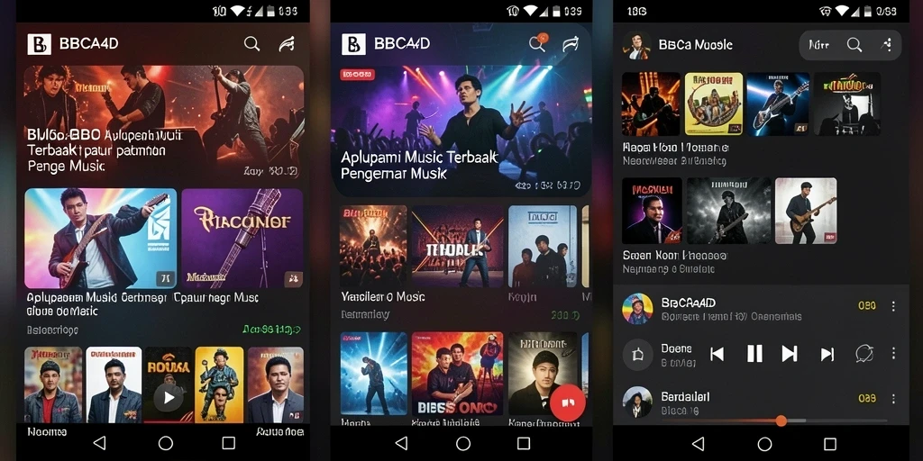 Tampilan utama BBCA4D menampilkan gameplay seru yang berfokus pada musik.