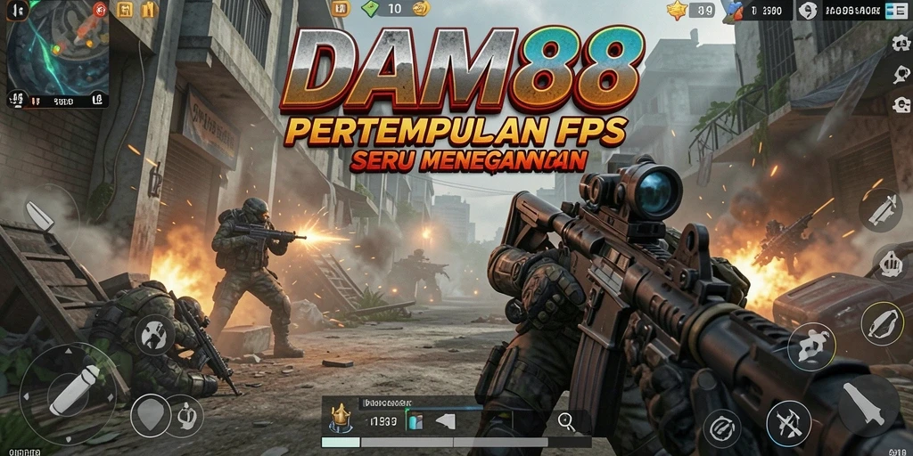 Tampilan gameplay DAM88 yang mendebarkan dan penuh aksi.