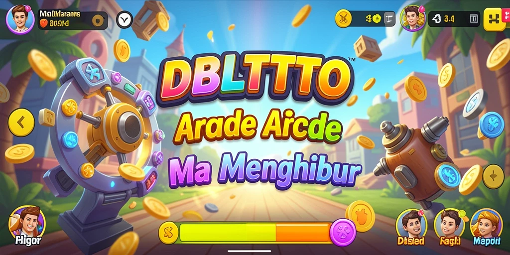 Tampilan gameplay <strong>DBLTOTO</strong> dengan level yang berwarna-warni dan menantang.