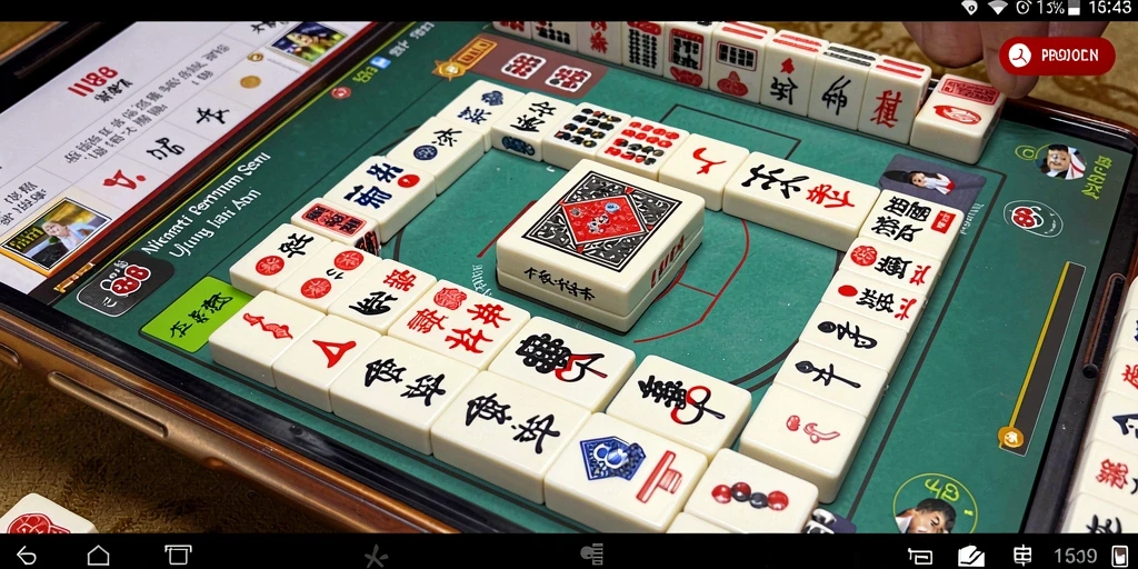 Tampilan menarik dari gameplay Mahjong dalam aplikasi IN88.