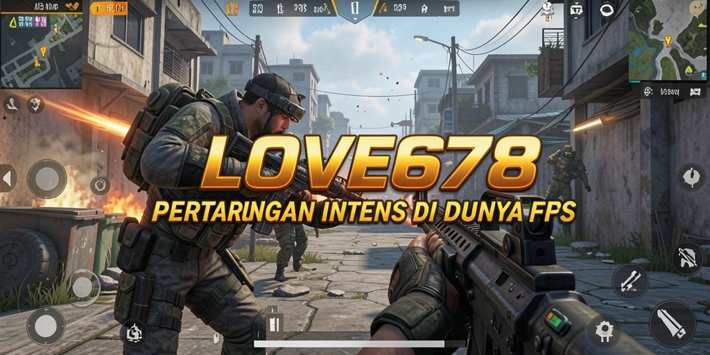 Gameplay intens dalam LOVE678 dengan aksi tembak-menembak yang seru.
