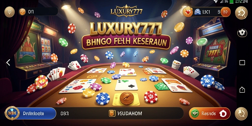 Tampilan permainan Bingo yang seru dan penuh warna.