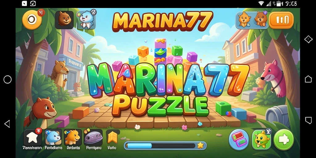 Gameplay menarik dan seru dari MARINA77 dengan tantangan Puzzle.