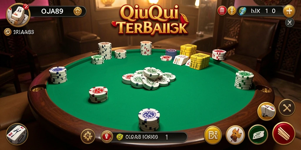 Tampilan gameplay QiuQiu yang seru dan menantang.