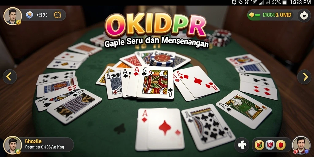 Tampilan gameplay seru dan menantang di OKIDR.