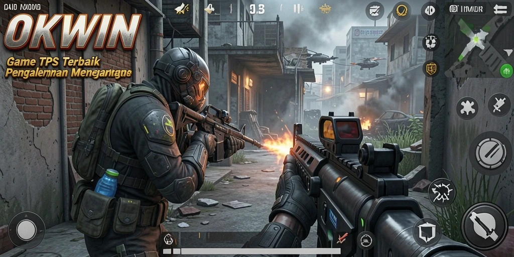 Gameplay seru di OKWIN dengan aksi yang mendebarkan.