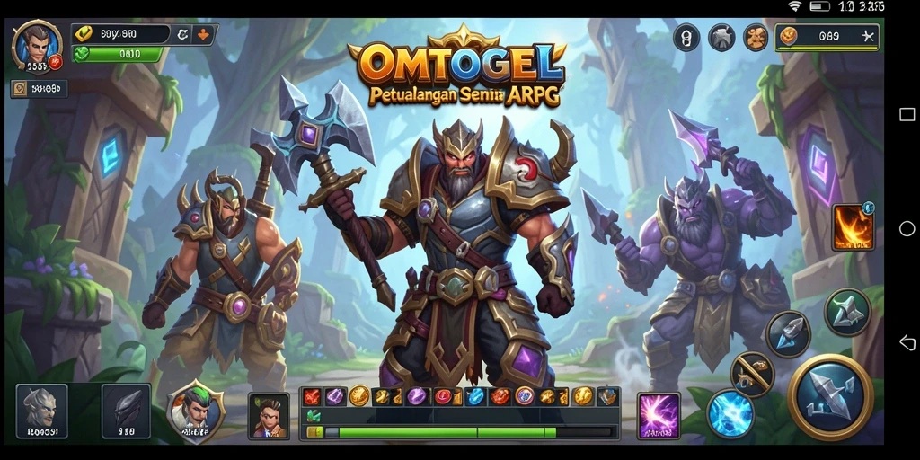 Screenshot menampilkan aksi seru dalam pertempuran ARPG.