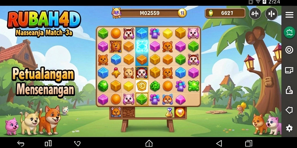 Gameplay menarik dalam RUBAH4D yang penuh warna.