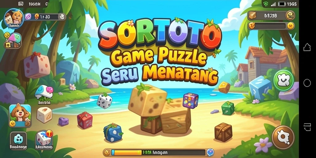 Tampilan gameplay menarik dari SORTOTO yang penuh tantangan.