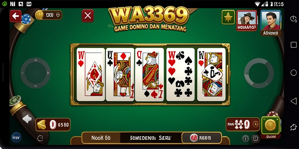 Tampilan menarik dari gameplay Domino di WA369 yang seru.