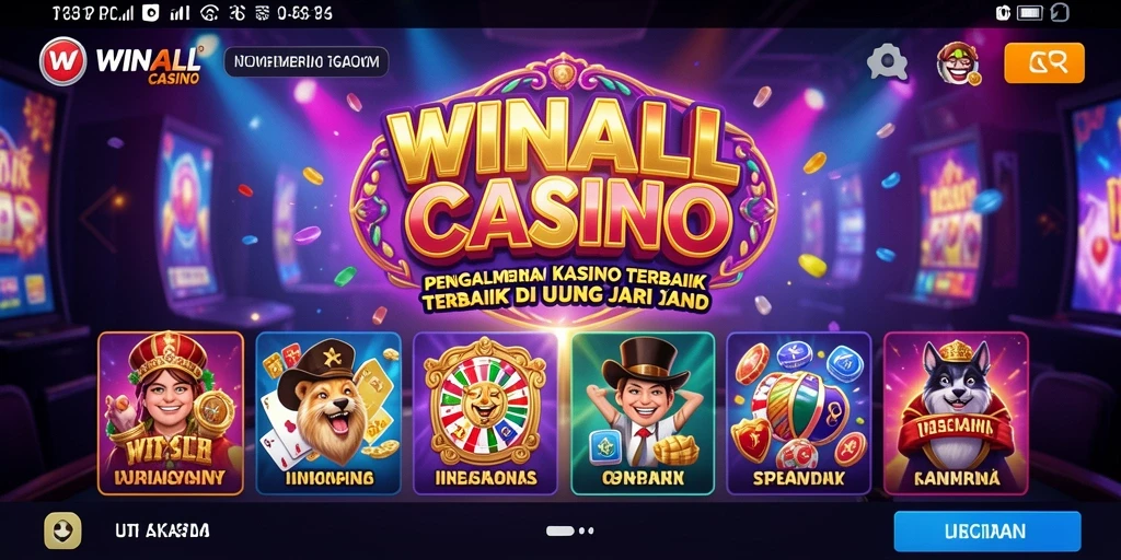 Gameplay seru dan menarik dari WINALLCASINO dalam lingkungan Kasino.