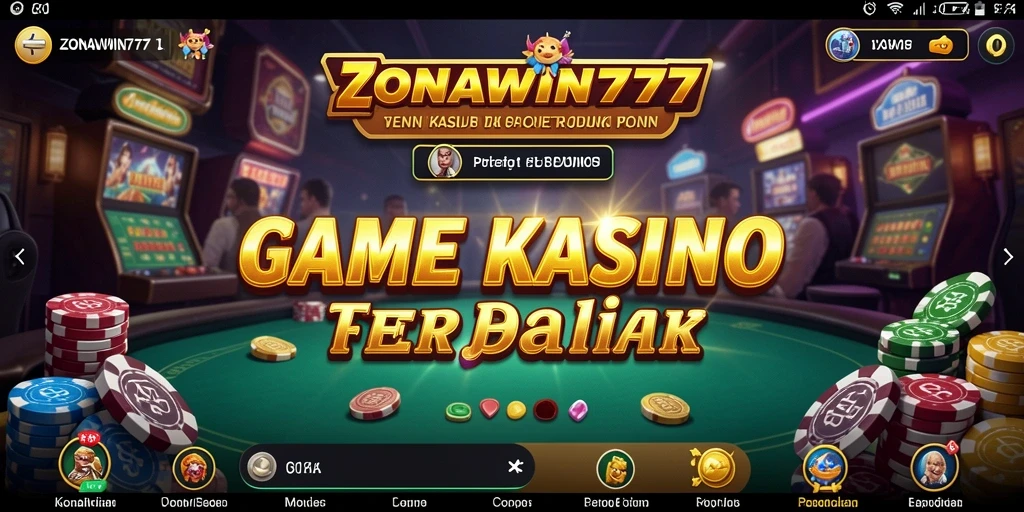 Screenshot ZONAWIN777 menampilkan gameplay Kasino yang mendebarkan dan menantang.